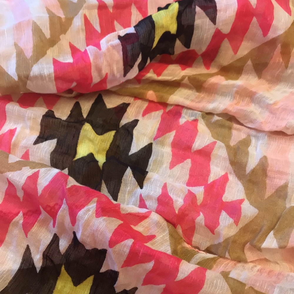Coach linen scarf/wrap